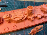 3d Printed 1/350 Soviet Sovetsky Soyuz Class Battleships(full Hull/waterline)